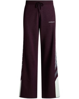CASABLANCA Plum Trousers Cotton - Purple