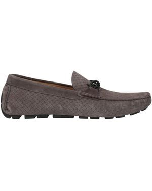 Baldinini Charcoal Loafers Leather - Grey