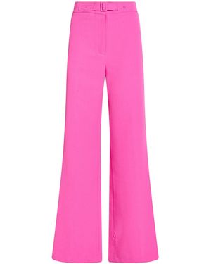 Maje Fuchsia Trousers Polyester, Viscose, Elastane - Pink
