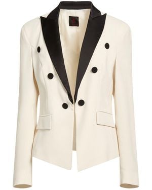 Hanita Ivory Blazer Polyester - Natural