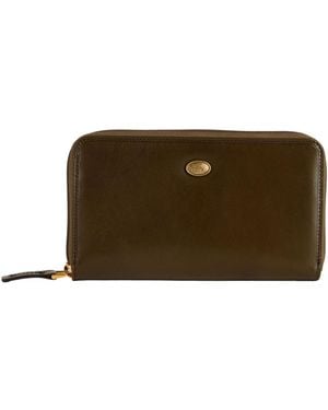 The Bridge Khaki Wallet Leather - Brown