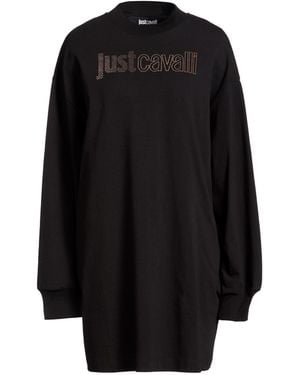 Just Cavalli Mini Dress Cotton - Black