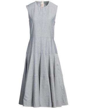Marni Light Midi Dress Cotton - Gray