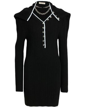 Y. Project Midi Dress Merino Wool - Black