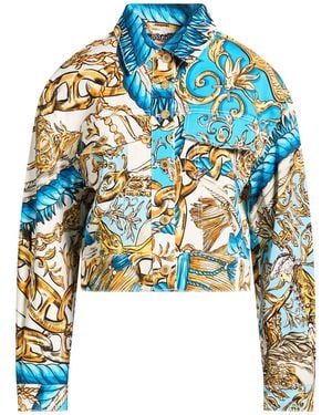 Moschino Azure Jacket Cotton, Elastane - Blue