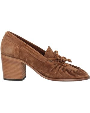 Alexander Hotto Camel Loafers Leather - Brown