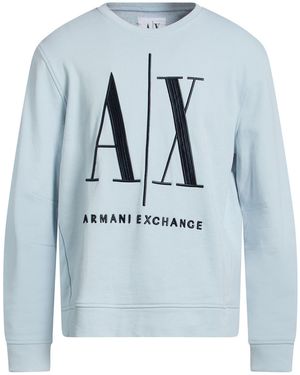 ARMANI EXCHANGE Sweatshirts - Blue