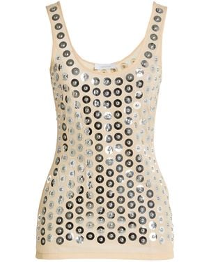 Rabanne Top Polyamide, Elastane - Natural