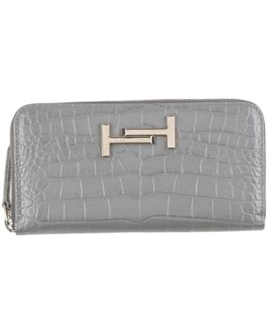 Tod's Wallet Leather - Gray