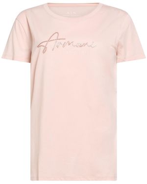 ARMANI EXCHANGE T-Shirt Cotton - Pink