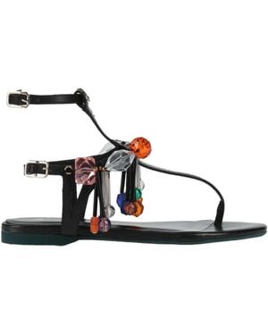 Patrizia Pepe Thong Sandals - Black