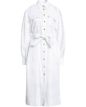 Brunello Cucinelli Midi-Kleid - Weiß