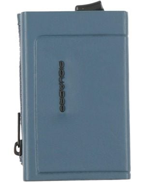 Piquadro Cardholder Cow Leather - Blue