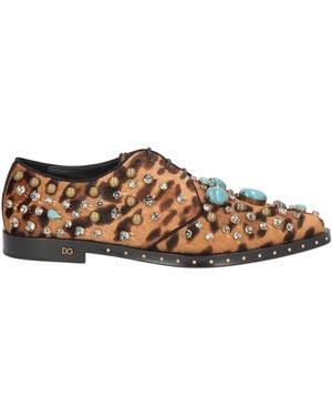 Dolce & Gabbana Zapatos De Cordones - Marrón
