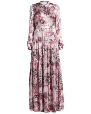 Black Coral Maxi Dress - Purple