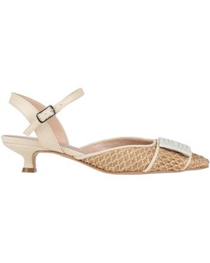 Compagnia Italiana Court Shoes Textile Fibres, Leather - Natural