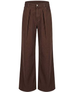 Haikure Dark Pants Organic Cotton, Lyocell - Brown
