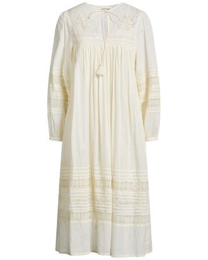 Antik Batik Midi Dress - White