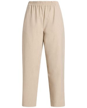 By Malene Birger Trousers Polyester, Viscose, Elastane - Natural