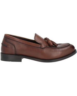 CafeNoir Loafers Leather - Brown