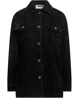 Alberta Ferretti Denim Outerwear - Black