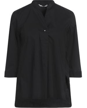 Caliban Top Cotton, Polyamide, Elastane - Black