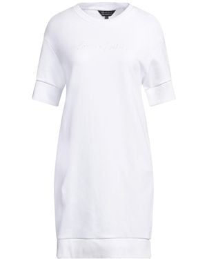 ARMANI EXCHANGE Mini Dress Cotton, Polyester, Elastane - White