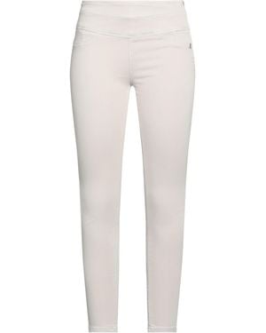 Patrizia Pepe Light Jeans Cotton, Polyester, Elastane - White