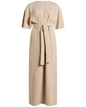 P.A.R.O.S.H. Maxi Dress Polyester - Natural