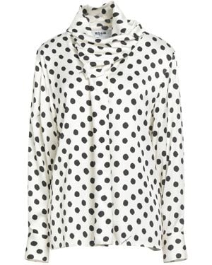 MSGM Shirt Viscose - White