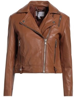 Muubaa Tan Jacket Sheepskin - Brown