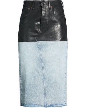 MM6 by Maison Margiela Denim Skirt Cotton - Blue