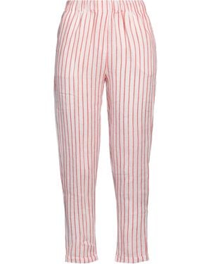 ROSSO35 Pants Linen - Pink