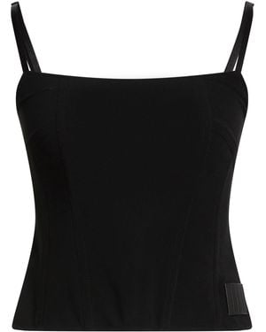 Marc Jacobs Top Viscose, Acetate, Elastane - Black