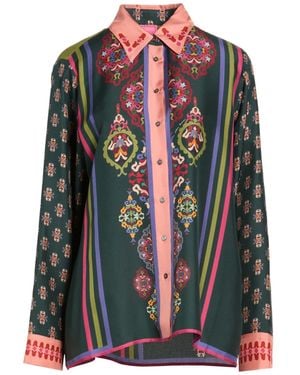 Franco Ferrari Shirt Silk - Green