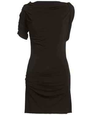 Jacquemus Mini Dress Viscose, Polyester, Elastane - Black