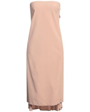 N°21 Blush Midi Dress Acetate, Silk - Natural