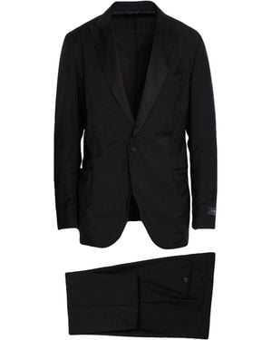 Tombolini Suit Wool, Mohair Wool - Black