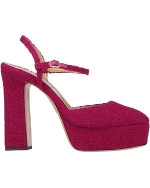 Aquazzura Court Shoes Textile Fibres - Pink