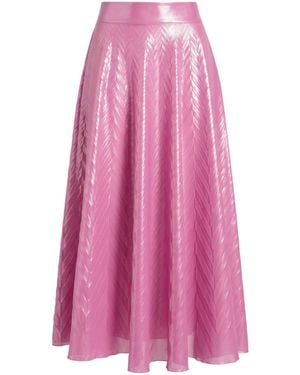 Hanita Maxi Skirt Polyester - Pink
