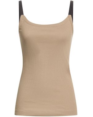 Brunello Cucinelli Tops - Natural