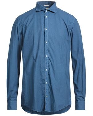 Massimo Alba Shirt Cotton - Blue