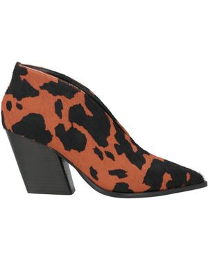 PAOLO MATTEI Ankle Boots Calfskin - Brown