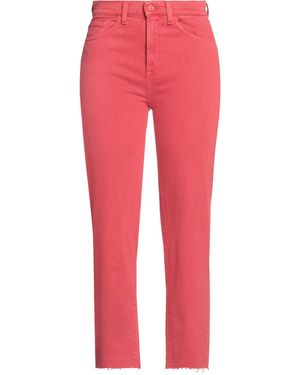 7 For All Mankind Jeanshose - Rot
