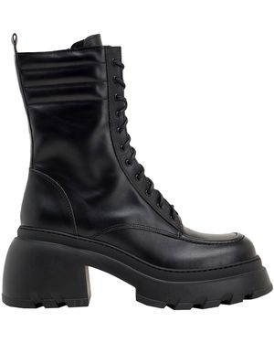 8 by YOOX Botines de caña alta - Negro