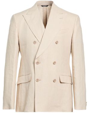 Dolce & Gabbana Blazer Linen - Natural