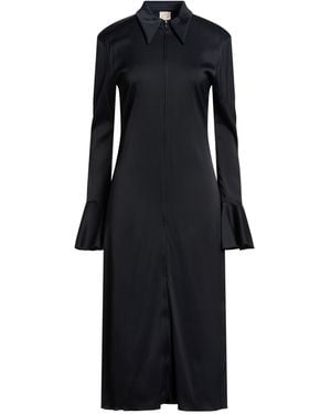 Tod's Midi Dress Viscose, Elastane - Black