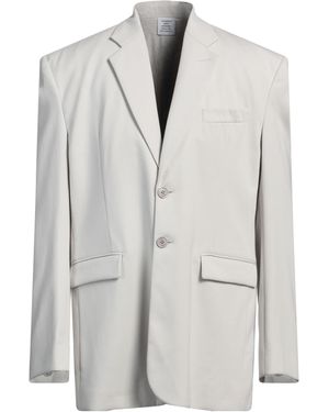 Vetements Light Blazer Cotton - Gray