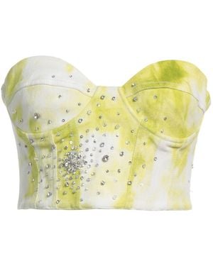 DES_PHEMMES Top Cotton - Yellow