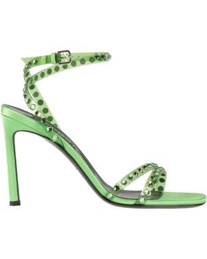 Sergio Rossi Emerald Sandals Pvc - Green